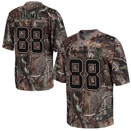 Men's Limited Demaryius Thomas Nike Jersey Camo - #88 Realtree NFL Denver Broncos